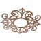 Ekena Millwork Dijon Wood Fretwork Pierced Ceiling Medallion, Walnut, 40"OD x 13"ID x 1/4"T CMWP40X40X0250DIWA - alternate 2